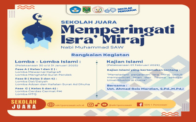 Kegiatan Inspiratif Memperingati Isra'Miraj